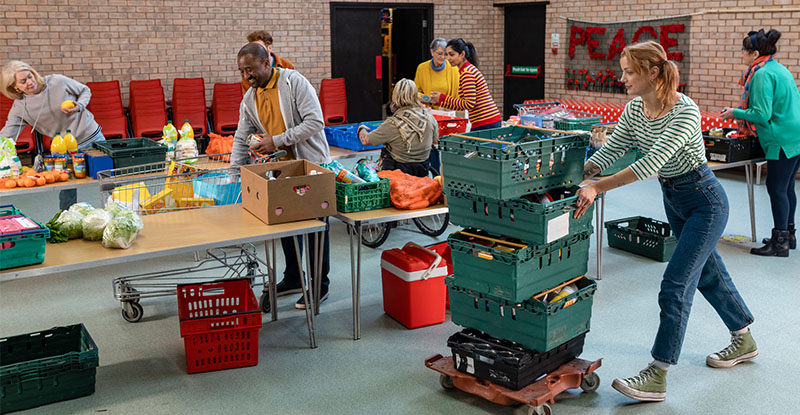 Richmond/South Delta Chapter - Volunteering at Richmond Food Bank Society