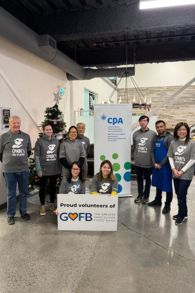 Attendees at Greater Vancouver Food Bank