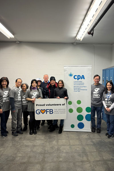 Attendees at Greater Vancouver Food Bank