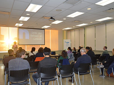 Attendees at LinkedIn Event