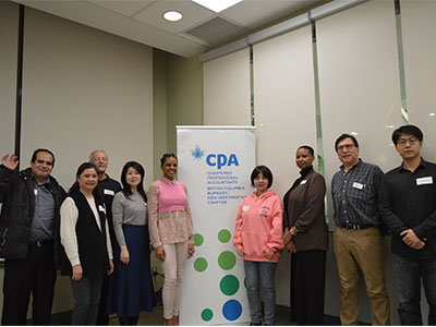 Chapter Volunteers with Zaida Beatriz and CPABC's Simone Leonard