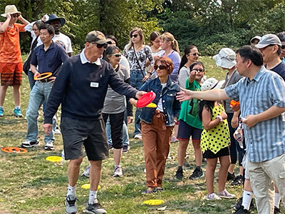 Attendees at Summer BBQ Event