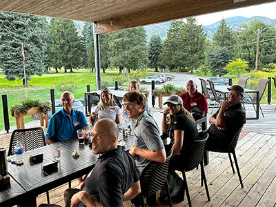 Attendees at Golf Tournament