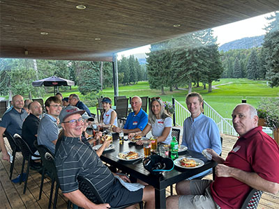 Attendees at Golf Tournament