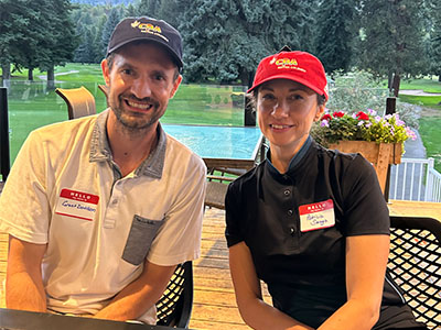 Attendees at Golf Tournament