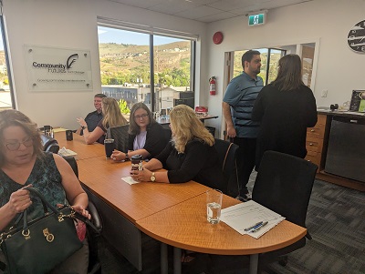 Attendees at Okanagan Chapter Local Learning with a Perk 