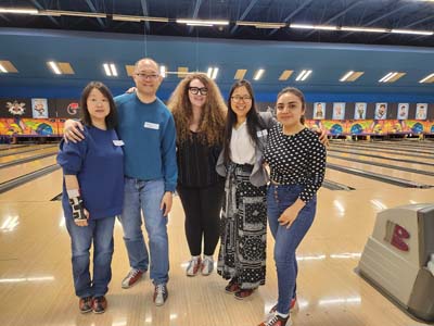 Attendees at the Richmond/South Delta Chapter Bowling Event