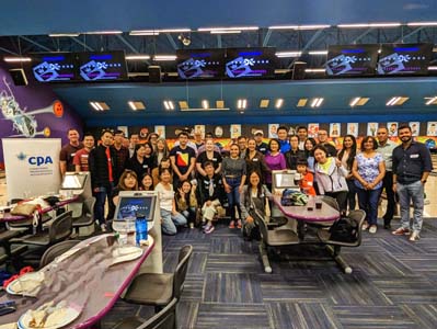 Attendees at the Richmond/South Delta Chapter Bowling Event