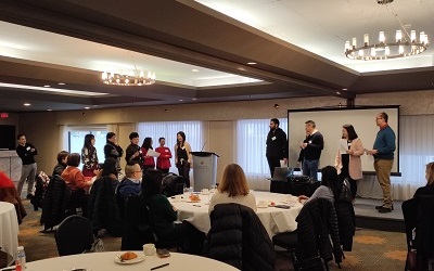 Chapter attendees at the Richmond/South Delta Chapter Building Business Connections Breakfast Event