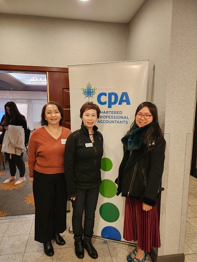 Chapter attendees at the Richmond/South Delta Chapter Building Business Connections Breakfast Event