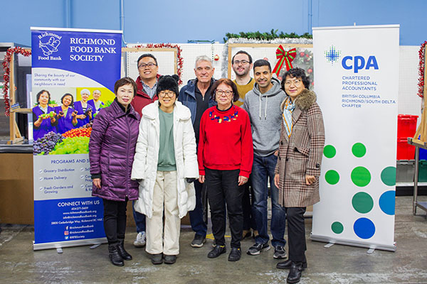 Volunteers at the Food Bank