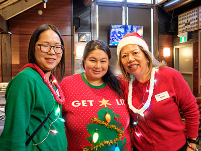 Chapter Volunteers at Holiday Social