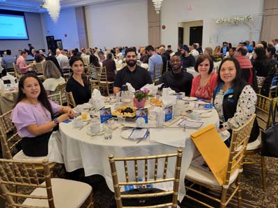 Surrey/Langley/North Delta Chapter members at the Breakfast with the Bank event