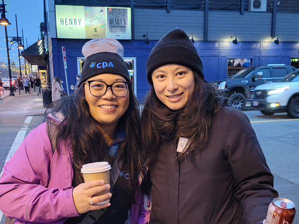 Chapter members at the Coldest Night of the Year Walk event