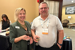 Standing Ovation - Kootenay West Attendees Tamalee and Mitch