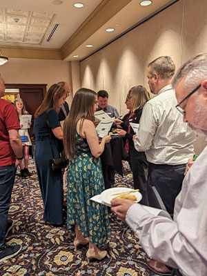 Attendees Playing CPA Bingo