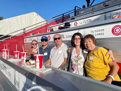 Attendees at Vancouver Chapter Baseball Event