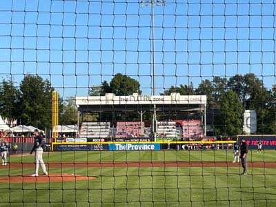 View of the field from the Nutrl Zone