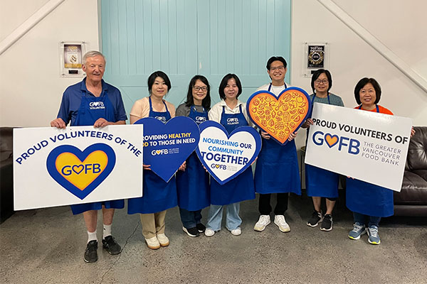 Volunteers at the GVFB