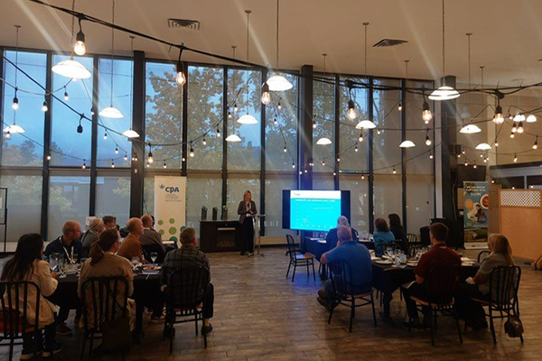 Attendees at PNW Standing ovation event