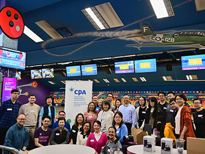 Group Photo at Bowling Bonanza
