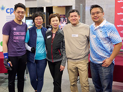 Attendees at Bowling Bonanza