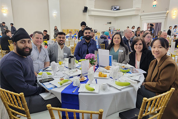 Attendees at Breakfast with the Bank