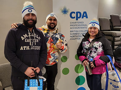Chapter members at CNOY event