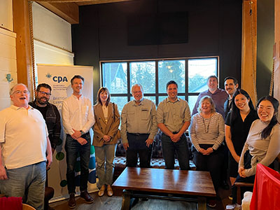 Attendees at Comox Connect