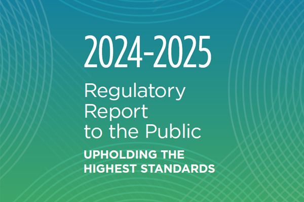 Regulatory Report to the Public, 2024-2026