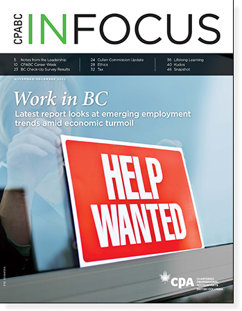 CPABC in Focus – Nov/Dec 2022 CPABC in Focus – Nov/Dec 2022