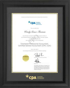 Proudly Display Your CPA Certificate