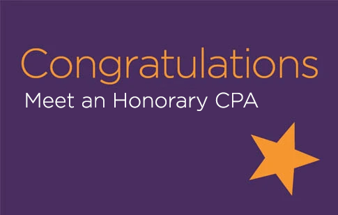 Congratulations - Meet an Honorary CPA