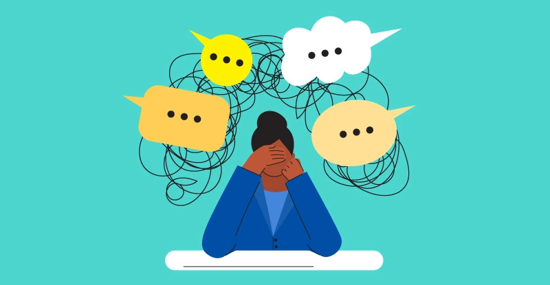 Business problem concept. Criticism from people.