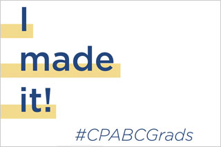 I made it! #CPABCGrads