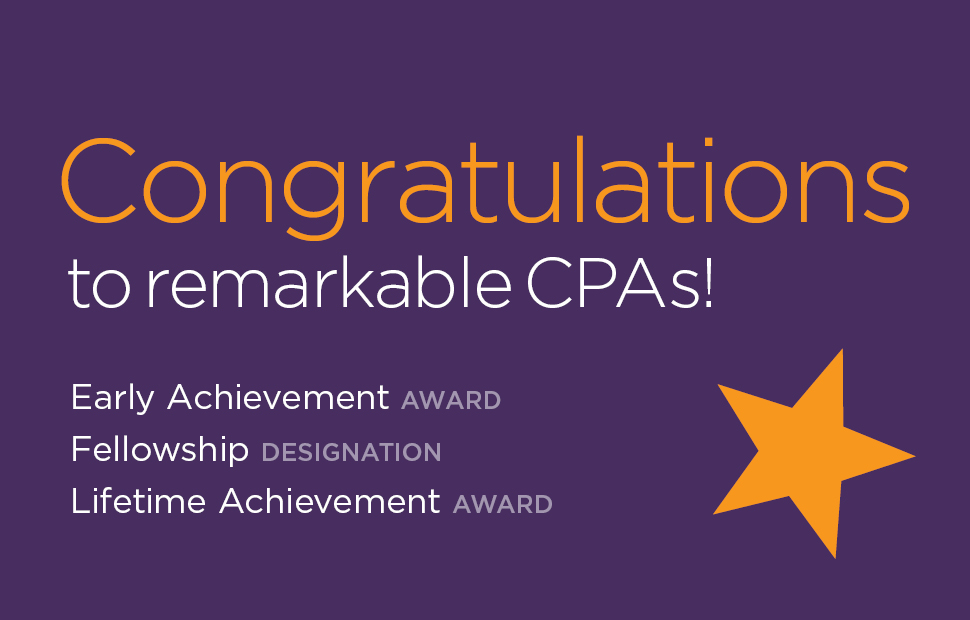 Congratulations to remarkable CPAs!