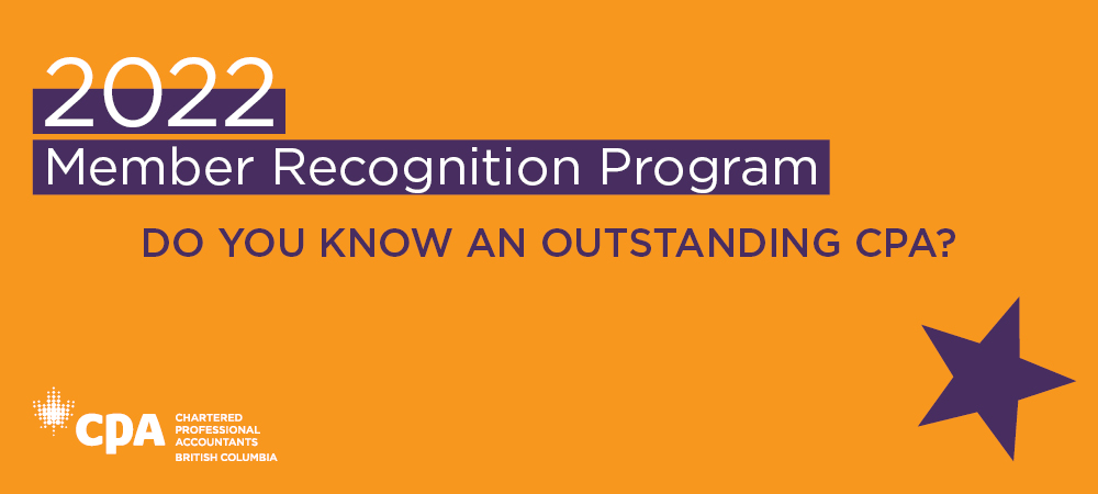 Member Recognition Program 2022 - Nominate a Member for an Award.  Deadline is September 19, 2022 at 4:00 pm.