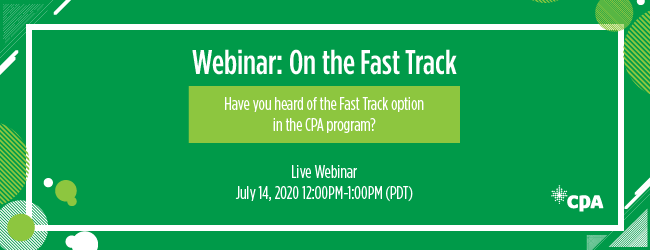 Webinar: on the fast track. July 14, 2020.