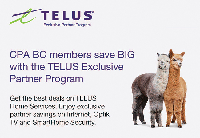 TELUS: CPABC members save big with the TELUS Exclusive Partner Program.