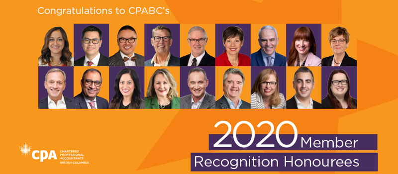 2020 Member Recognition Award Recipients