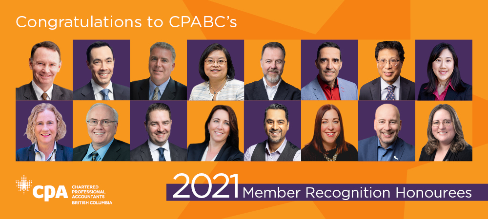 2021 Member Recognition Award Recipients