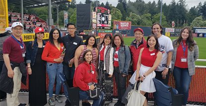 A Year Ago…. the Chapter Hosted the Annual Canadians Game at The Nat Bailey Stadium