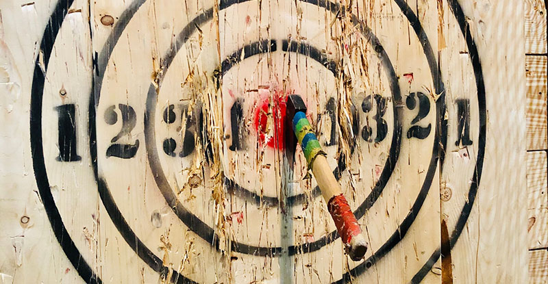 Surrey Langley North Delta Chapter - Axe Throwing Pizza Mingle