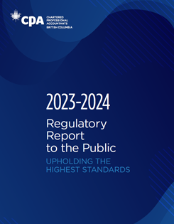 2023/24 Regulatory Report to the Public 2023/24 Regulatory Report to the Public
